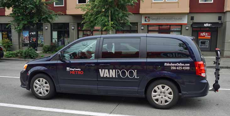 King County Metro Dodge van pool